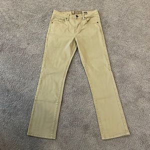 Laxer khaki skate pants